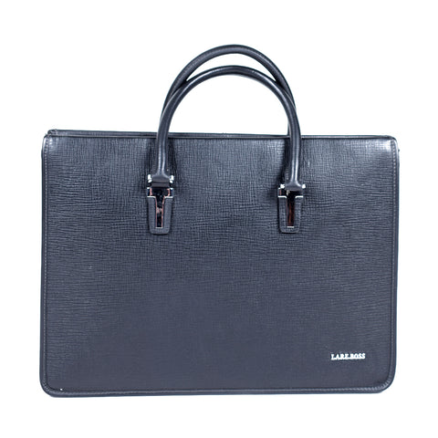 Black Genuine Leather Laptop Bag- GL - 93056 - All Bags Online