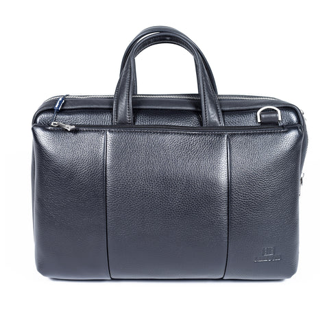 Black Genuine Leather Laptop Bag- GL - 1439 - All Bags Online