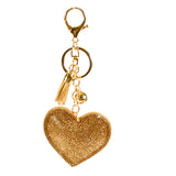ACC-00013 - Golden Heart Keychain - All Bags Online