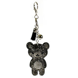 ACC-00013 - Black and Silver Bear Keychain - All Bags Online