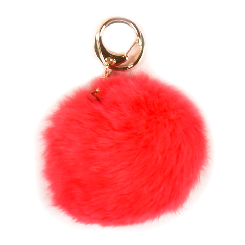 ACC-00014 - Bright Red Pom Pom Keychain - All Bags Online
