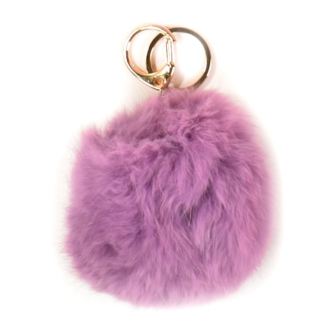 ACC-00014 - Purple Pom Pom Keychain - All Bags Online