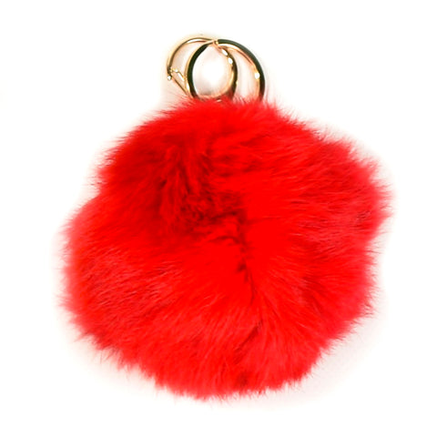 ACC-00014 - Red Pom Pom Keychain - All Bags Online