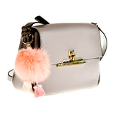 ACC-00026 - Peach Pom Pom with Tassels - All Bags Online