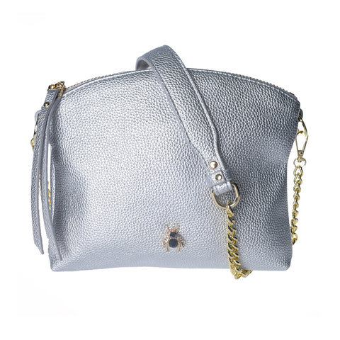 Silver Sling Bag - AB-H-7547 - All Bags Online