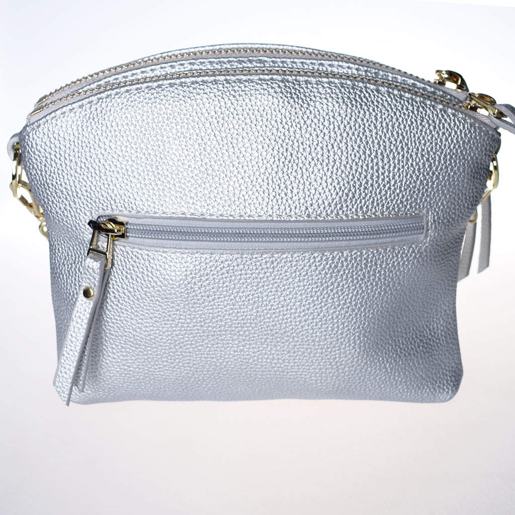 silver sling bag