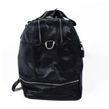 Black Genuine Leather Overnight Bag - GL-3049 - All Bags Online