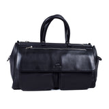 Black Genuine Leather Overnight Bag - GL-8861 - All Bags Online