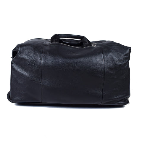 Black Genuine Leather Overnight Bag - GL-89137 - All Bags Online