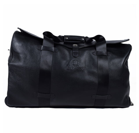 Black Genuine Leather Overnight Bag - GL-879211 - All Bags Online