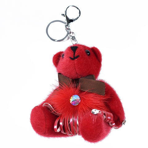 Red Teddy Keychain AB-ACC-4092 - All Bags Online