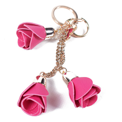 Pink Roses Keychain - All Bags Online