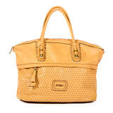 Laser-cut & Woven Detail - OH-5020 BEIGE - All Bags Online