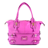 Semi-structured Handbag - Purple - Smooth Material OH-5027 - All Bags Online