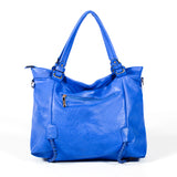 Semi-structured Handbag - Dark Blue - Smooth Material - All Bags - OH-5031 - All Bags Online