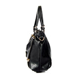 Semi-structured Handbag - Black - Smooth Material - All Bags - OH-5031 - All Bags Online