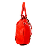 Semi-structured Handbag - Red - Smooth Material - All Bags - OH-5031 - All Bags Online