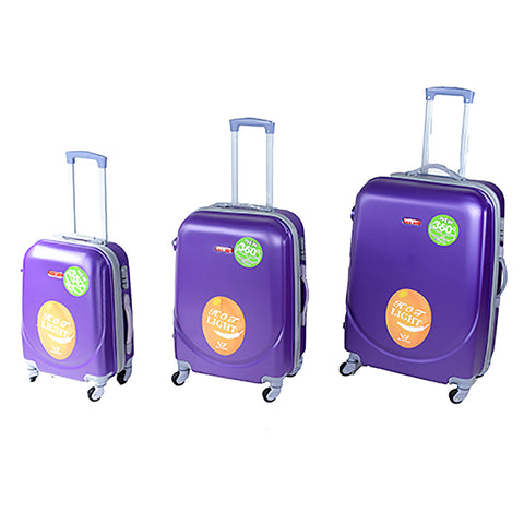 Purple Luggage Set - PA-360-28 - All Bags Online